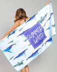 Printed Beach Towel -D247
