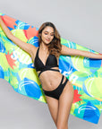 Printed Beach Towel -D247