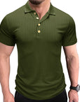 Business button fitted polo-D199