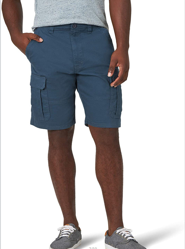 Multi-pocket casual overalls-D335