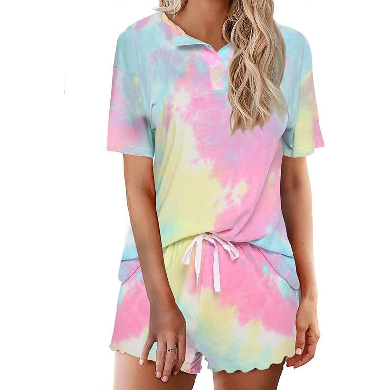 Tie-dye print set-D273