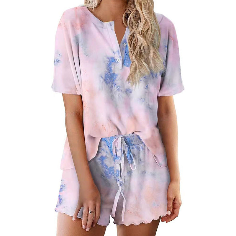 Tie-dye print set-D273