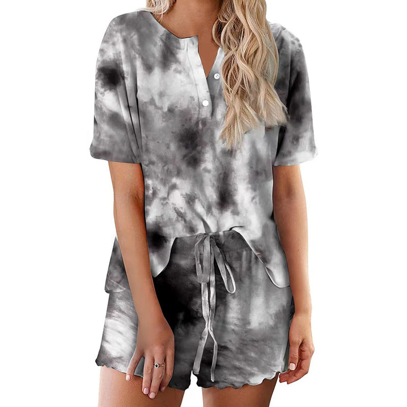 Tie-dye print set-D273
