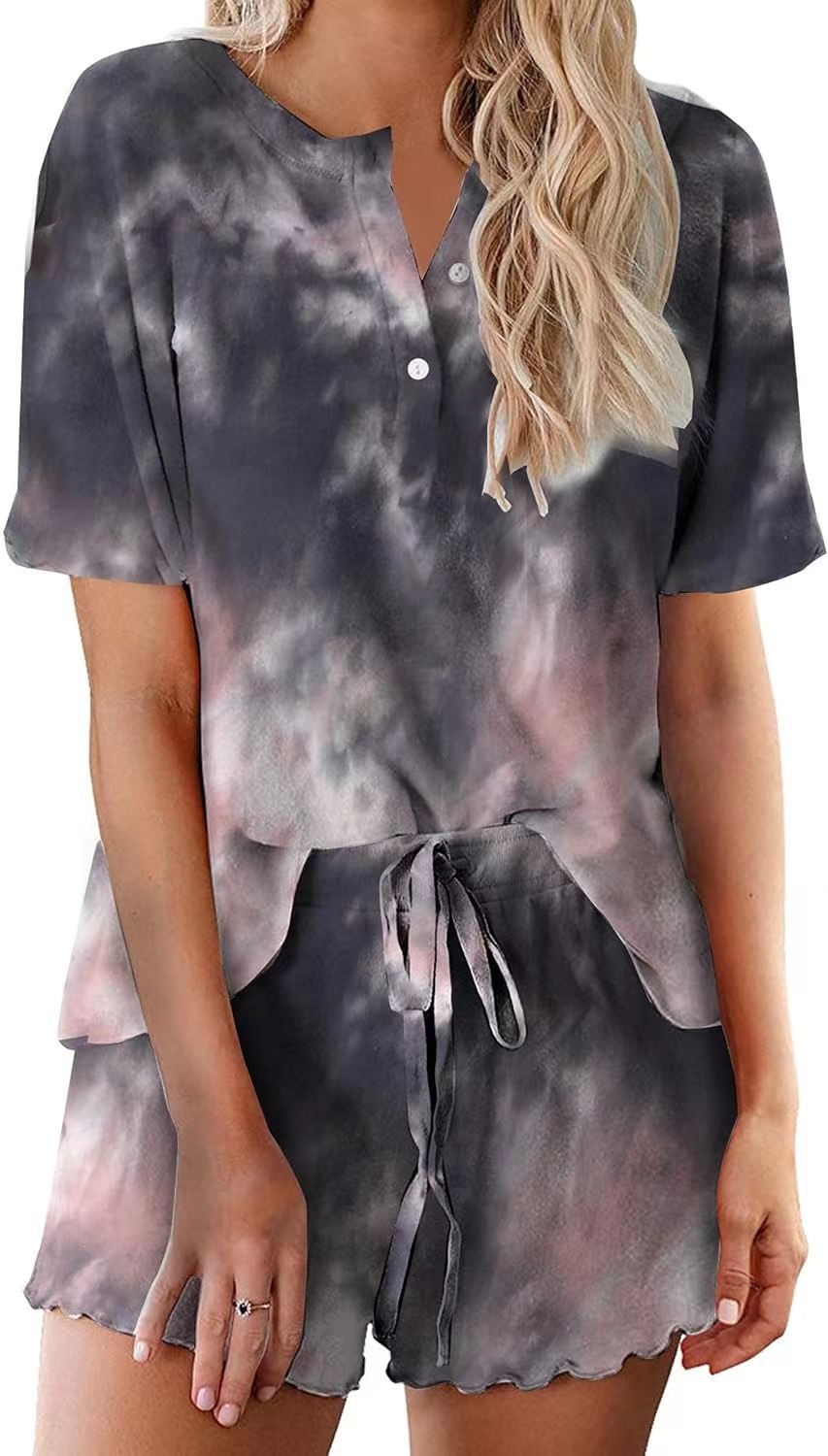 Tie-dye print set-D273