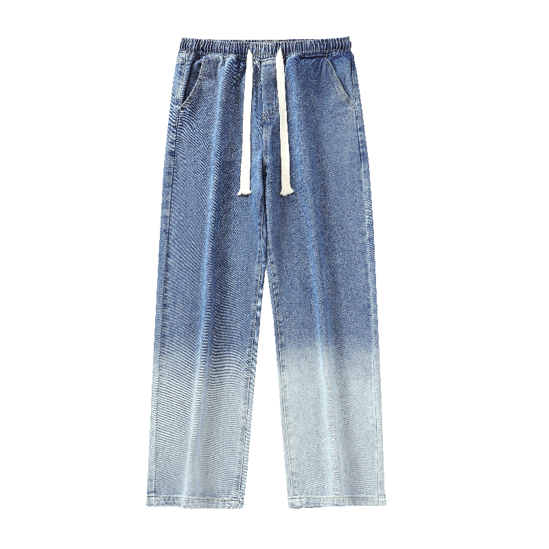 Elastic waist jeans-D90