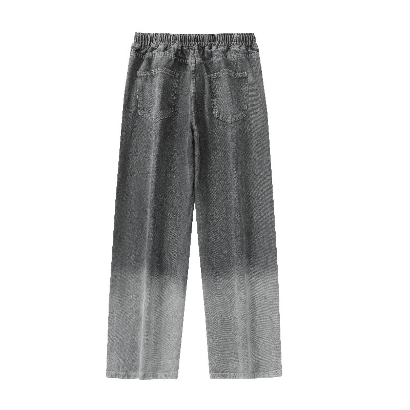 Elastic waist jeans-D90