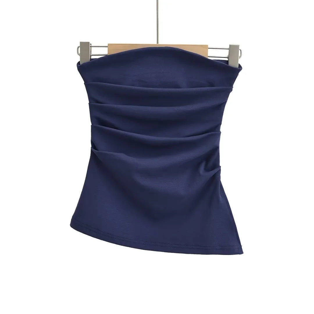 Sexy one-shoulder top-D747