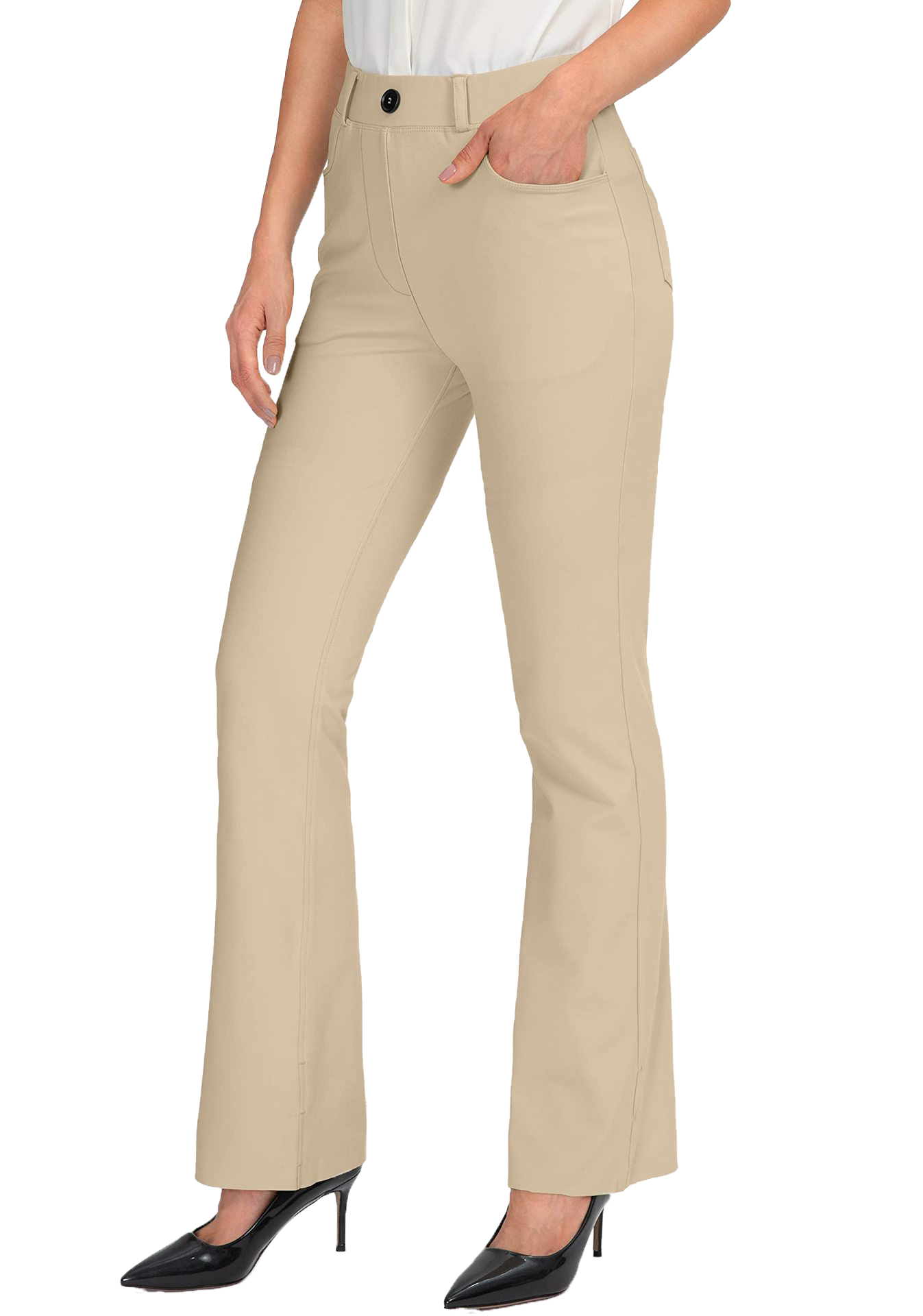 Business straight-leg pants-D175