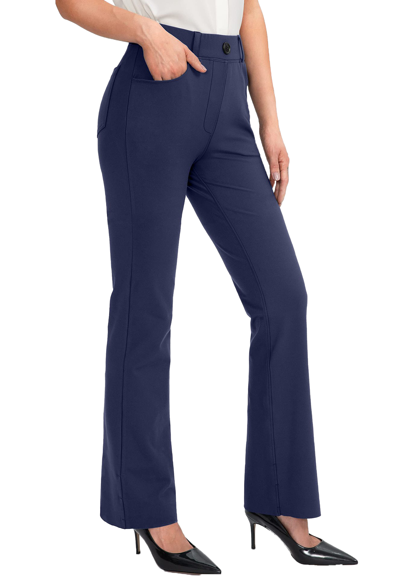 Business straight-leg pants-D175