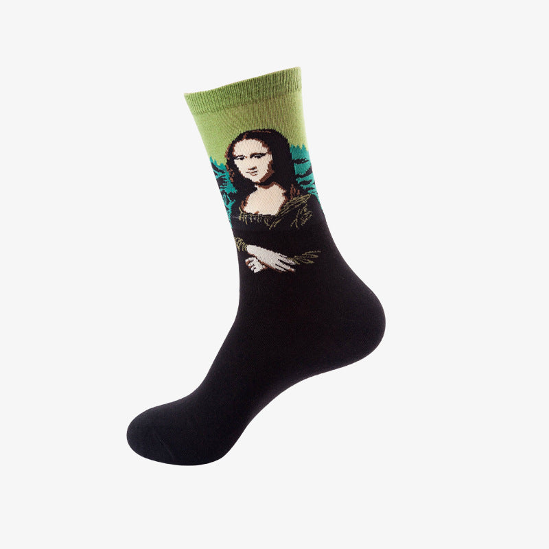 Cartoon mid-tube socks-D236