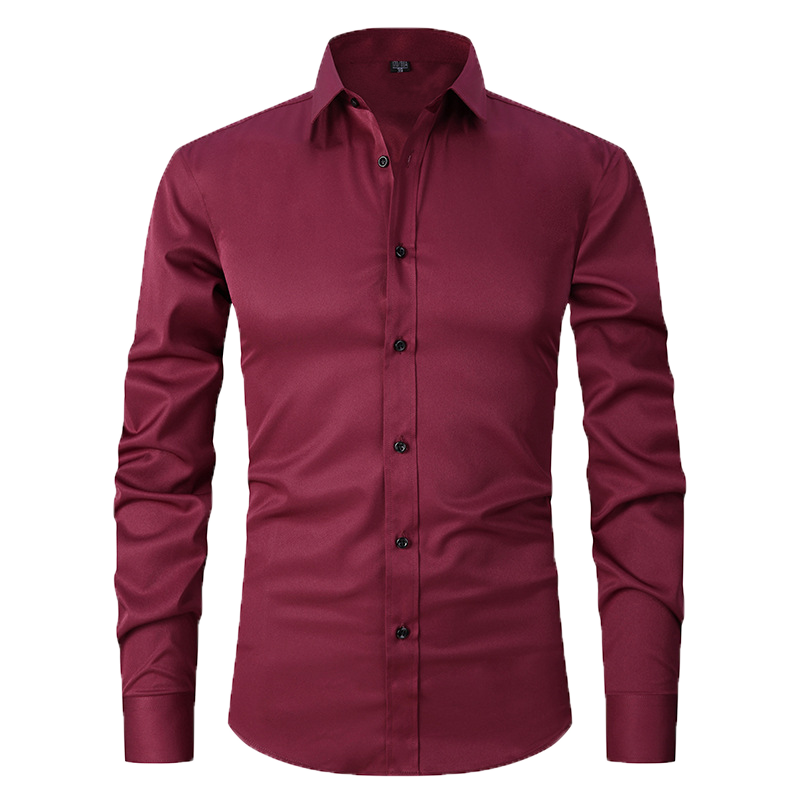 Slim fit simple shirt-D189