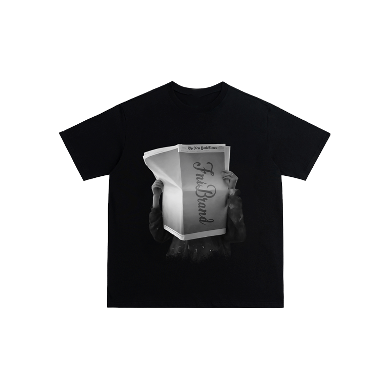 "NEWSPAPER" TEE -D506