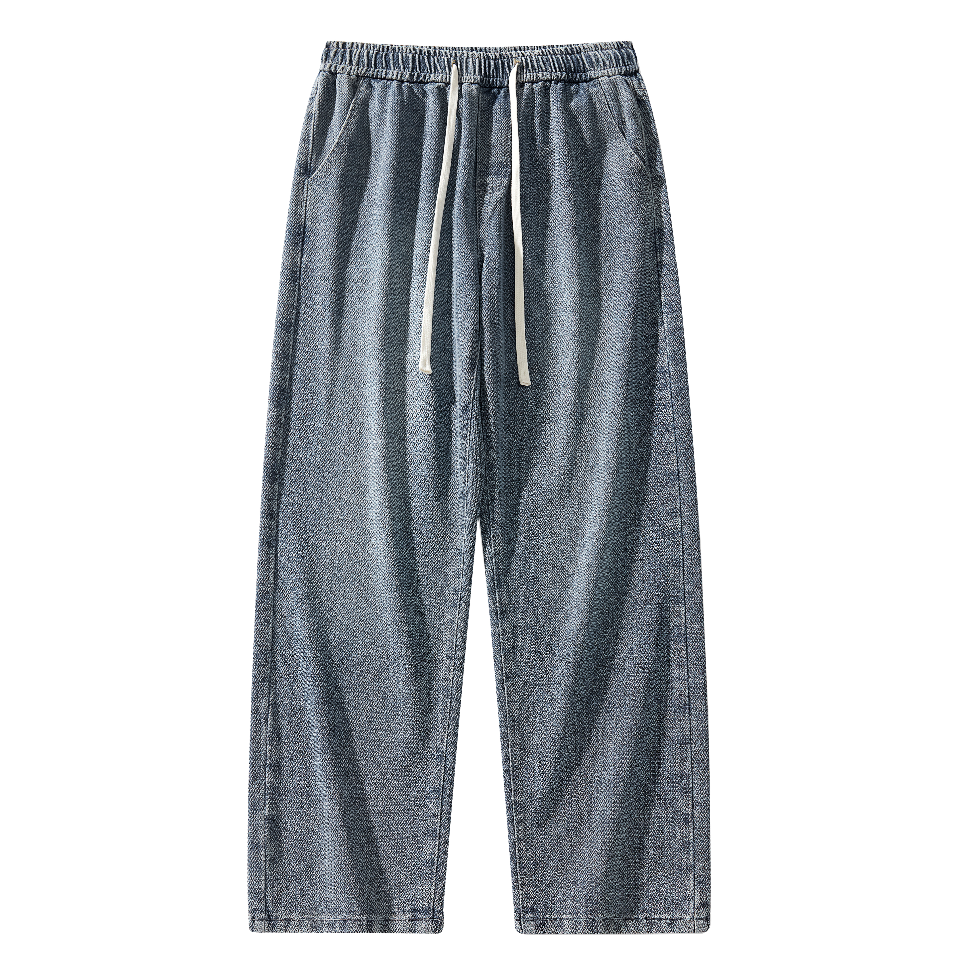 Elastic waist jeans-D91