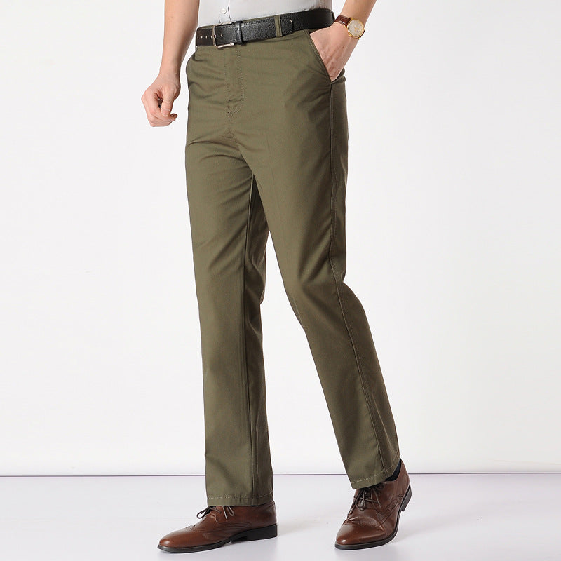 Thin straight pants -D201