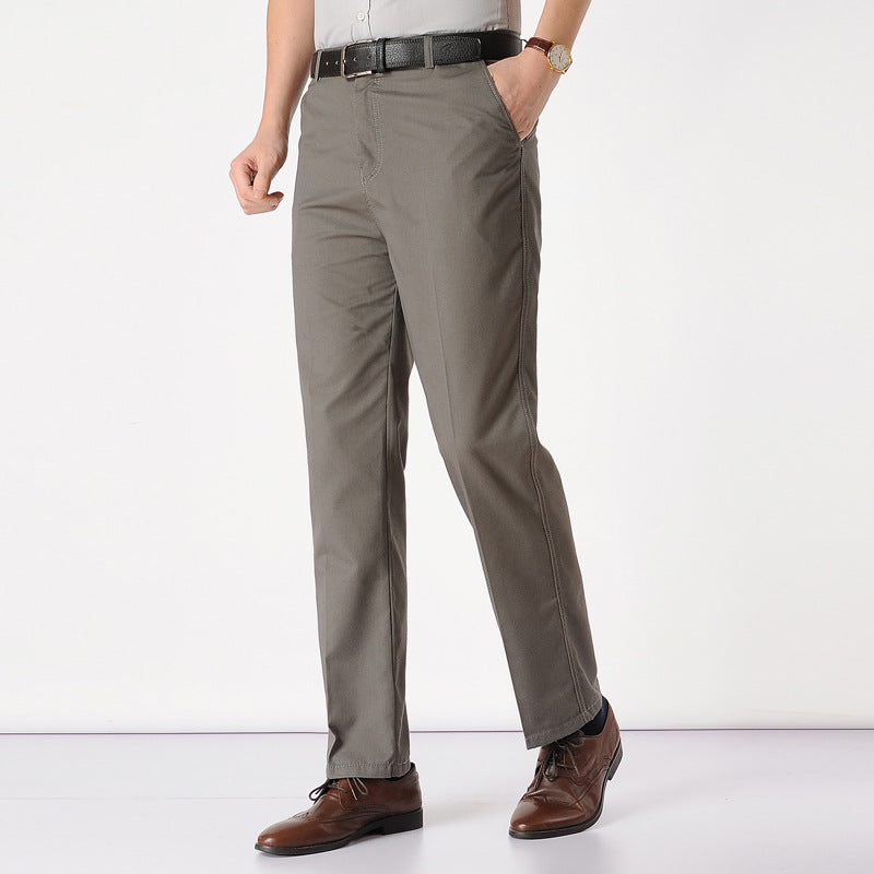Thin straight pants -D201