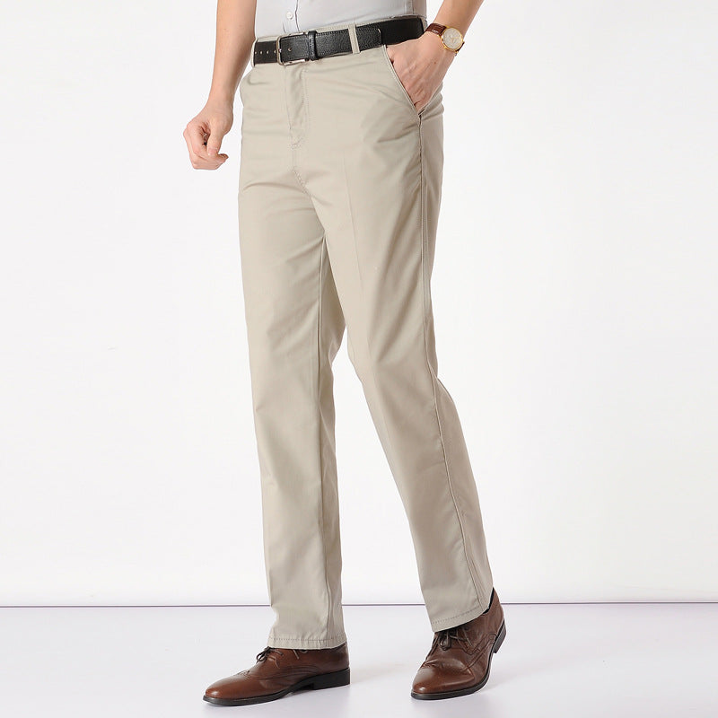 Thin straight pants -D201