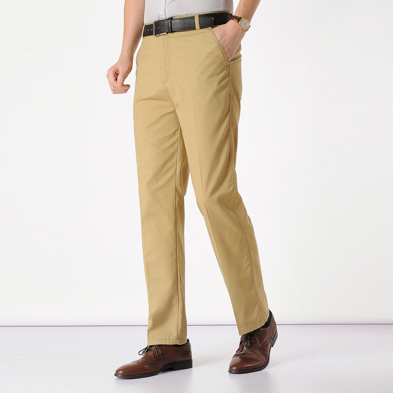 Thin straight pants -D201