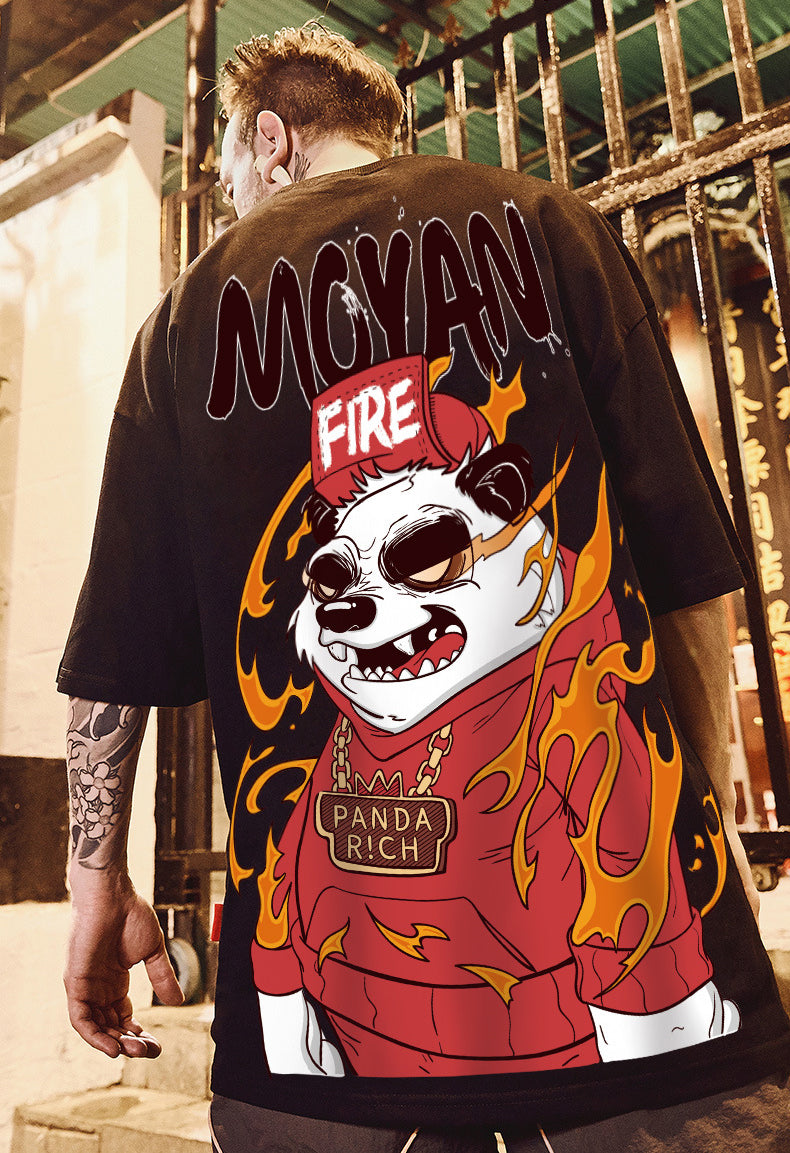 Panda graffiti TEE-D264
