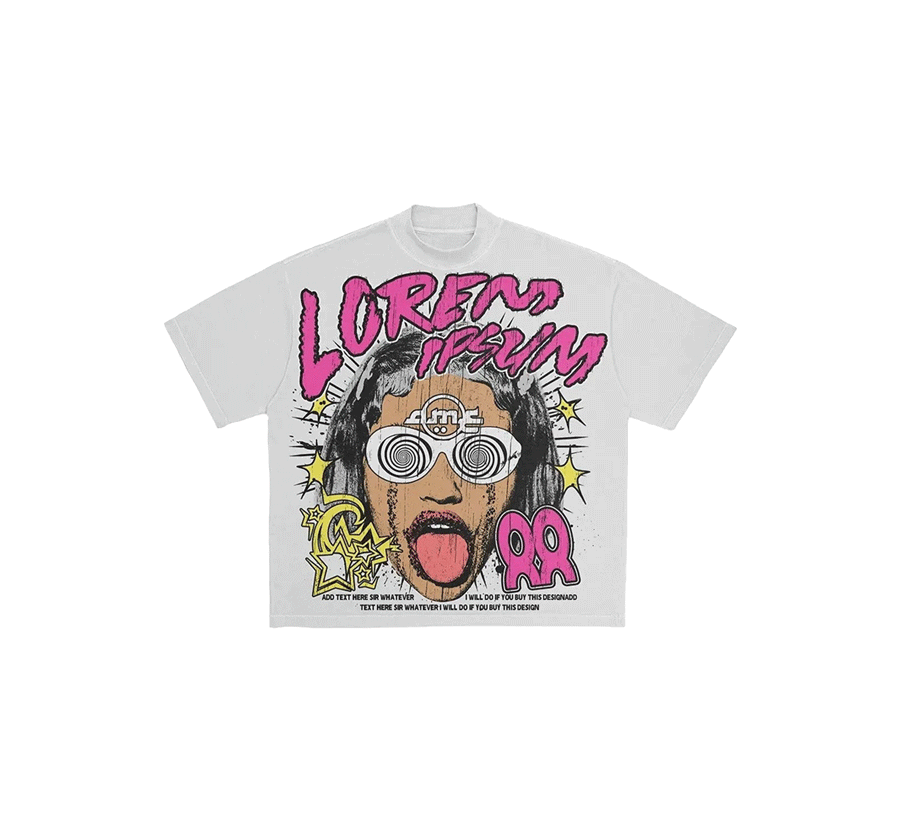 Oversized logo Tee-D606