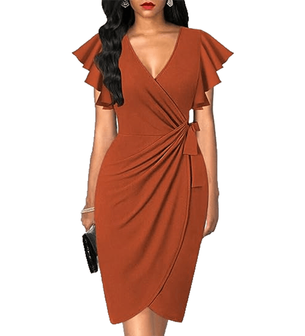 Sweet style slim dress-D149