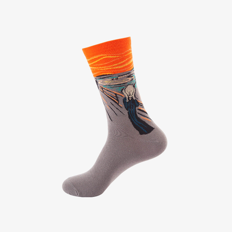 Cartoon mid-tube socks-D236