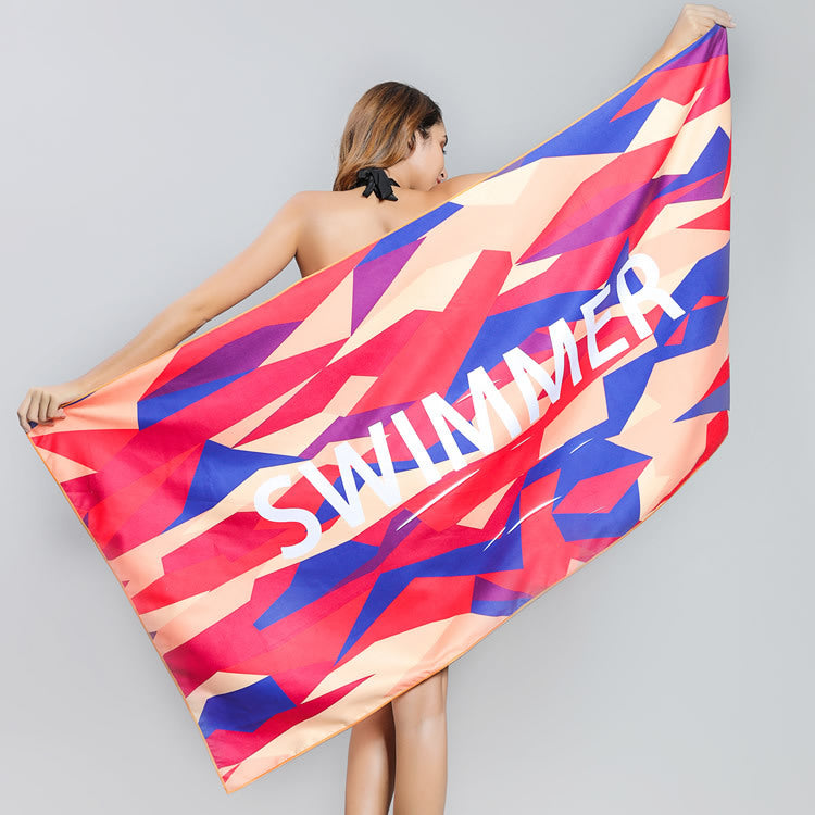 Printed Beach Towel -D247