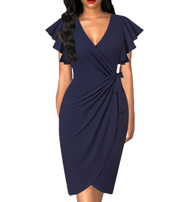 Sweet style slim dress-D149