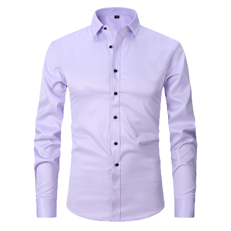 Slim fit simple shirt-D189