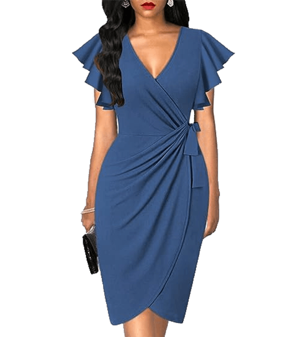 Sweet style slim dress-D149