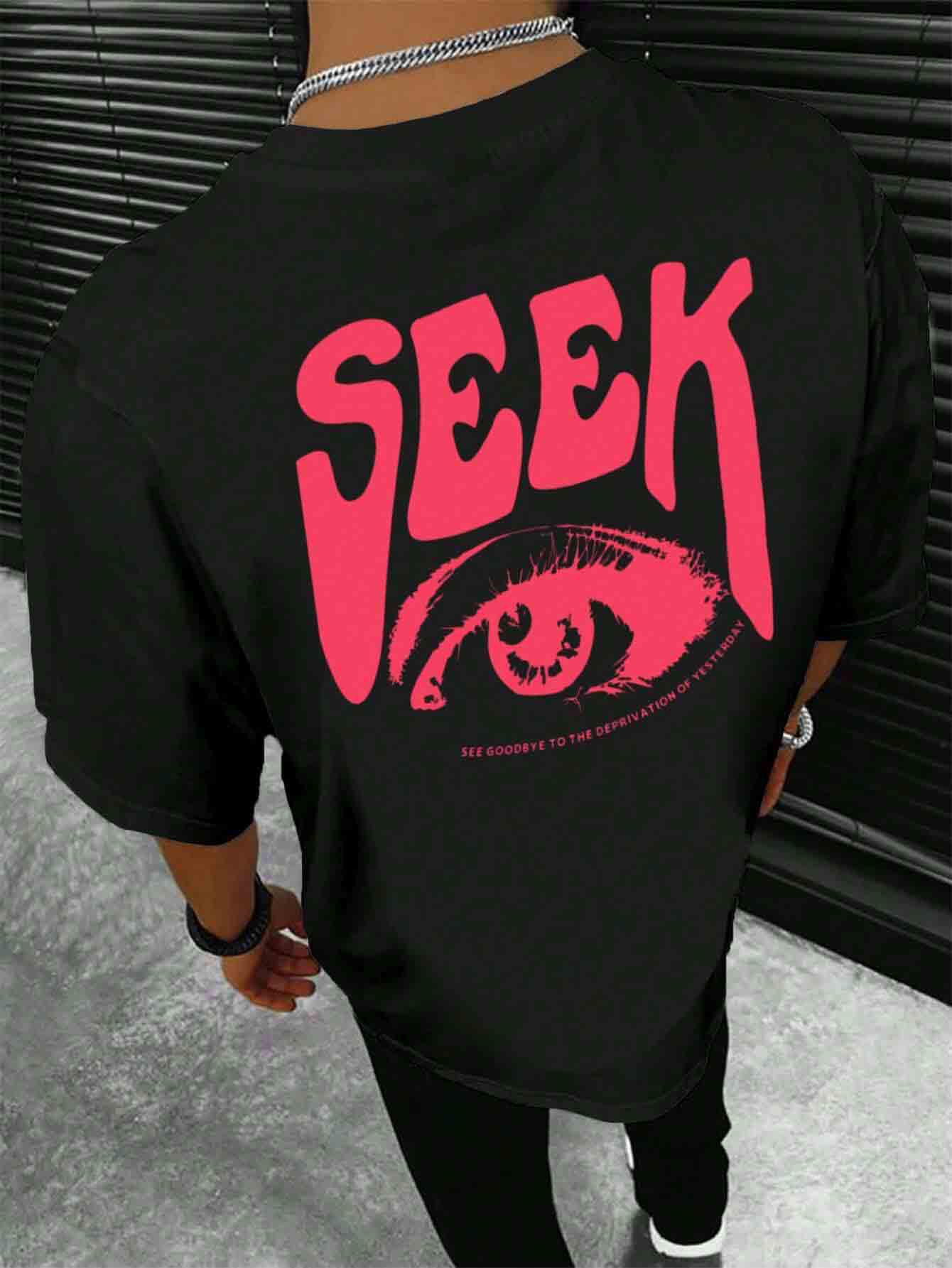 Trendy print TEE-D442
