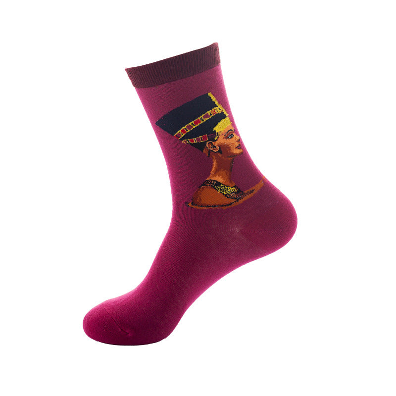 Cartoon mid-tube socks-D236