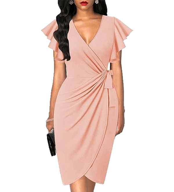 Sweet style slim dress-D149