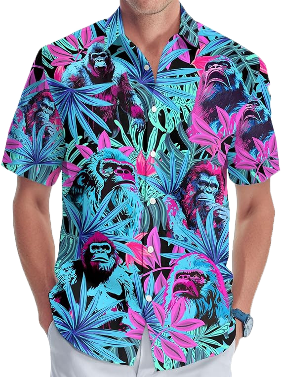 Versatile floral shirt-D48