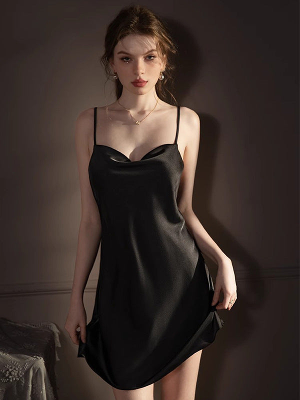 Sexy pajamas ice silk-D279