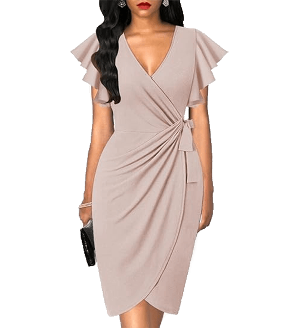 Sweet style slim dress-D149