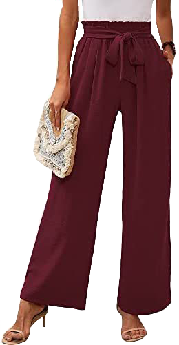 Wide-leg pants-D118