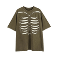 Skull print TEE-D303