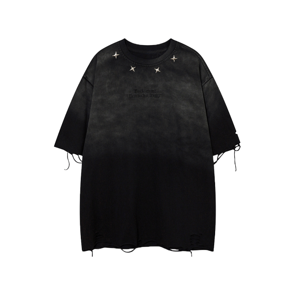 Gradient star Tee-D734