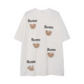 Cartoon bear letter print TEE-D515