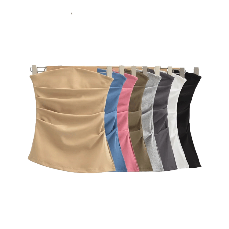 Sexy one-shoulder top-D747