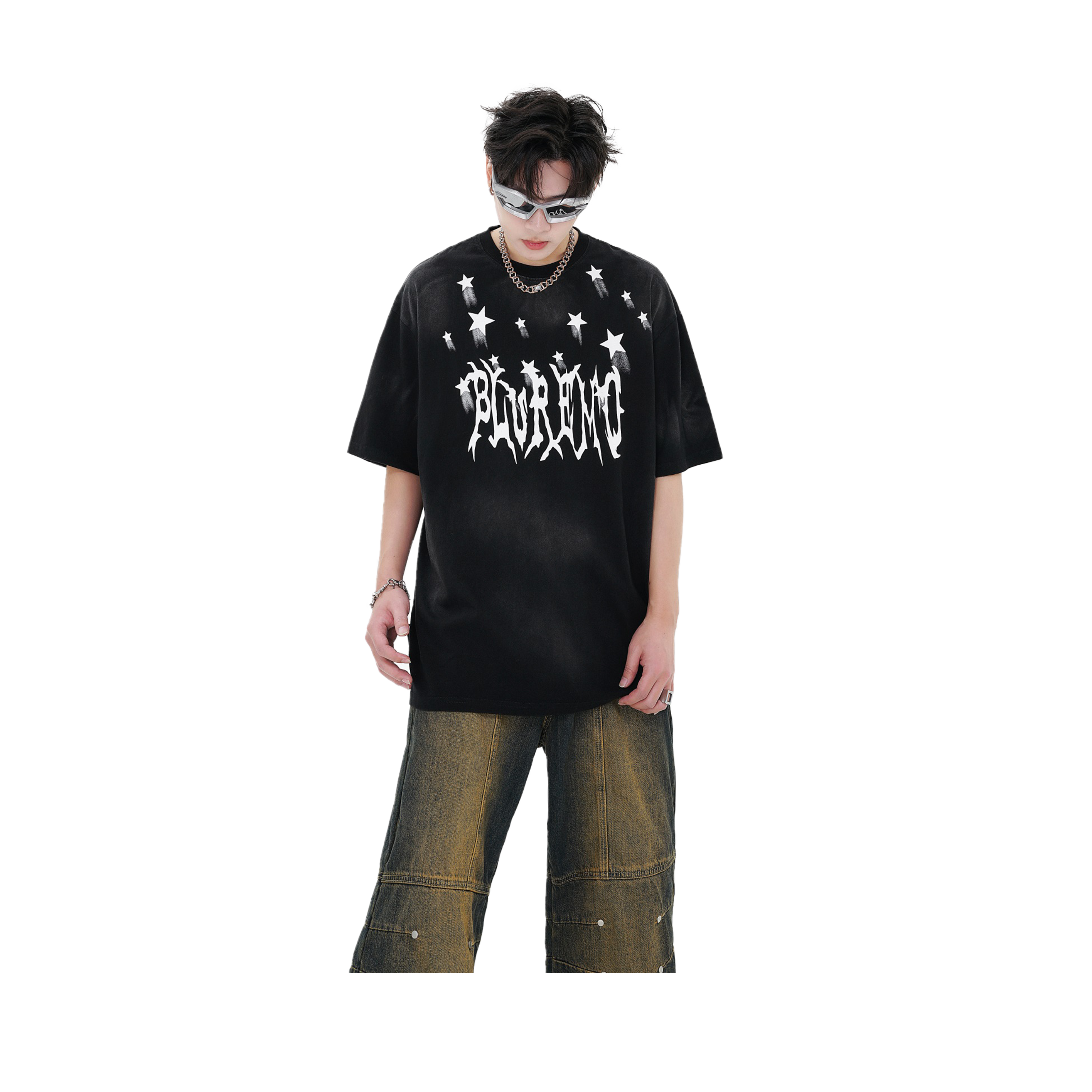 Star printed TEE-D11