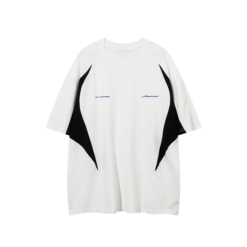 Color contrast stitching TEE-D302
