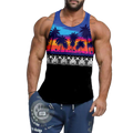 Coconut tree vacation vest-D164