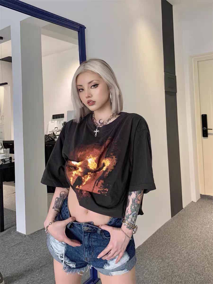 Vintage flame TEE-D725