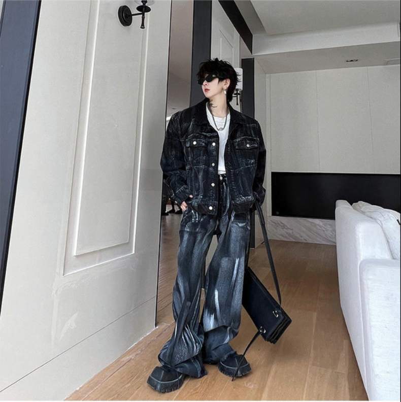 Design a denim suit-D257
