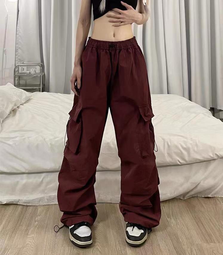 Oversize pants with multiple pockets-D131