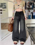 Basic baggy jeans-D812