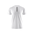 Half-zip ice silk T-shirt-D869