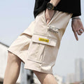 Multi-pocket shorts-D744