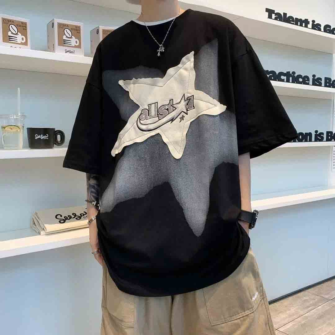 Vintage star patch TEE-D674